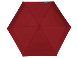 Torber Зонт складной женский TORBER, механика, 5 сложений, красный, каркас алюминий, эпонж, пластиковая ручка, диаметр 91 см