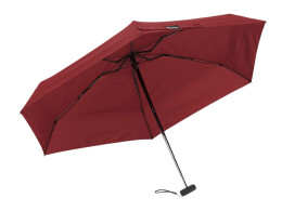 Torber Зонт складной женский TORBER, механика, 5 сложений, красный, каркас алюминий, эпонж, пластиковая ручка, диаметр 91 см