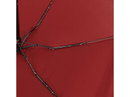 Torber Зонт складной женский TORBER, механика, 5 сложений, красный, каркас алюминий, эпонж, пластиковая ручка, диаметр 91 см