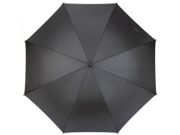 Torber Зонт трость мужской TORBER, полуавтомат, черный, каркас файбергласс, эпонж, пластиковая ручка, диаметр 120 см