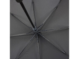 Torber Зонт трость мужской TORBER, полуавтомат, черный, каркас файбергласс, эпонж, пластиковая ручка, диаметр 120 см