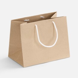 Разное Пакет бумажный Stor, неокрашенный с белыми ручками