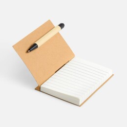 Разное Мини-блокнот Eco Light с ручкой с черными элементами, ver.2