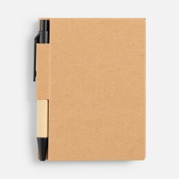 Разное Мини-блокнот Eco Light с ручкой с черными элементами, ver.2