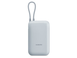 Xiaomi Внешний аккумулятор со встроенным кабелем Mi Power Bank 10000mAh (Integrated Cable) Ice Blue GL