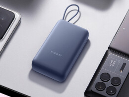 Xiaomi Внешний аккумулятор со встроенным кабелем Xiaomi 33W Power Bank 20000mAh (Integrated Cable) Blue GL