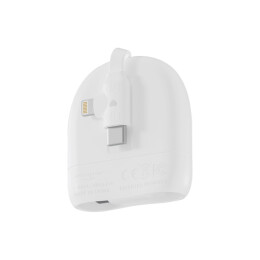 Разное Кабель Xoopar ICE-R с ретрактором 2 в 1, разъёмы USB-C и Lightning, 60 Вт