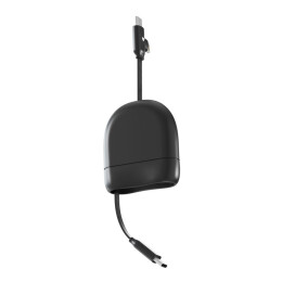 Разное Кабель Xoopar ICE-R с ретрактором 2 в 1, разъёмы USB-C и Lightning, 60 Вт