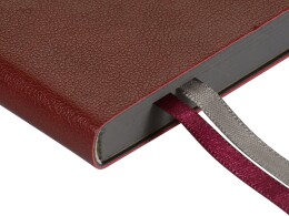 Bruno Visconti Ежедневник А5 датированный "Boston" 2026, бордовый с серым обрезом