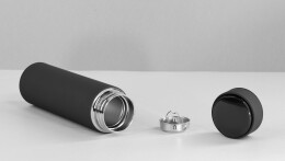 SOFTOUCH Термос "Бостон next" 500 мл с нанесением "Абстракция #1", soft touch