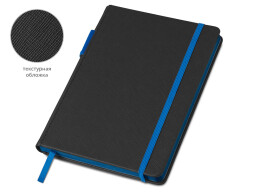 Lettertone Бизнес блокнот "Bossy Junior" с цветным срезом, твердая обложка, 96 листов, черный и синий
