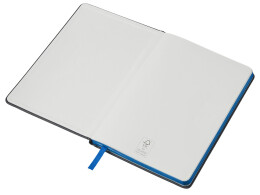 Lettertone Бизнес блокнот "Bossy Junior" с цветным срезом, твердая обложка, 96 листов, черный и синий