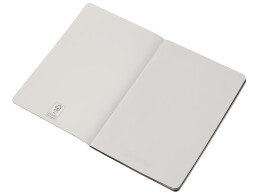 Lettertone Блокнот "Audrey" А5 на сшивке в гибкой обложке софт-тач, черный