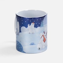 Разное Кружка «Праздничный полюс», серебристая