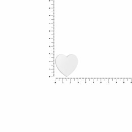 Разное Джибитс из ПВХ «Сердце», белый