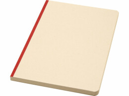 Разное Блокнот из сахарного тростника и RPET А5 "Liliana", натуральный/красный