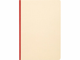 Разное Блокнот из сахарного тростника и RPET А5 "Liliana", натуральный/красный