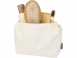 Разное Trip Aware™ дорожная косметичка из переработанного материала 2 л, кремовый