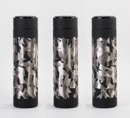 SOFTOUCH Термос "Бостон next" 500 мл с индикацией температуры, soft touch, сменная батарейка