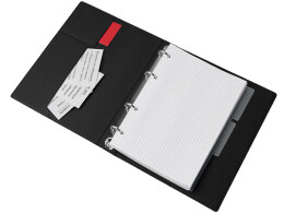 Разное Блокнот на кольцах "Favor", черный