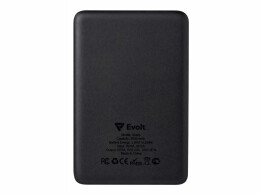 Evolt Внешний аккумулятор с QC/PD «Шарп», 5000 мАч, черный