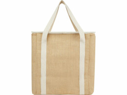 Разное Эко-сумка Джута 19 л из джута плотностью 300 г/м2, белый/натуральный