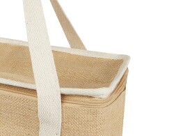 Разное Эко-сумка Джута 19 л из джута плотностью 300 г/м2, белый/натуральный