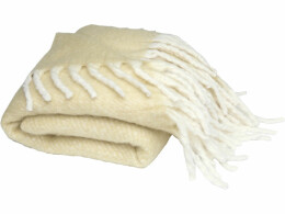 Разное Долли плед из переработанного материала GRS, бежевый