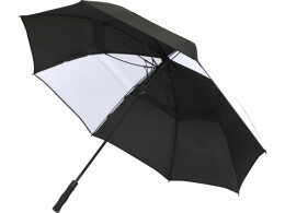 Разное Джефф 30-дюймовый ветрозащитный зонт-трость, белый/черный