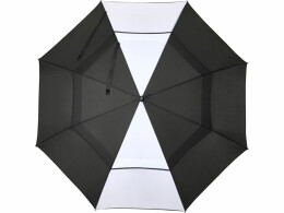 Разное Джефф 30-дюймовый ветрозащитный зонт-трость, белый/черный