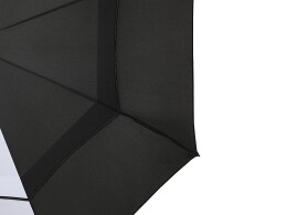 Разное Джефф 30-дюймовый ветрозащитный зонт-трость, белый/черный