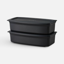 Thermos Набор с термосом и контейнерами в термосумке Jea, черный