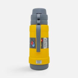 Thermos Термос со стеклянной колбой Picnic 1000, желтый