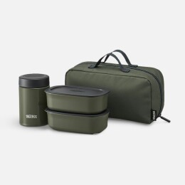 Thermos Набор с термосом и контейнерами в термосумке Jea 800, хаки