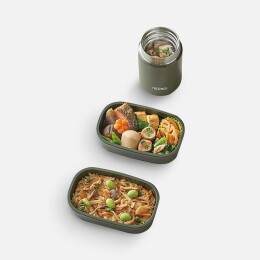 Thermos Набор с термосом и контейнерами в термосумке Jea 800, хаки