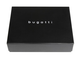 bugatti Портмоне для кредитных карт BUGATTI РЕМО | REMO, с защитой данных RFID, коричневое, натуральная воловья кожа, 10,5х1,5х8,2 см