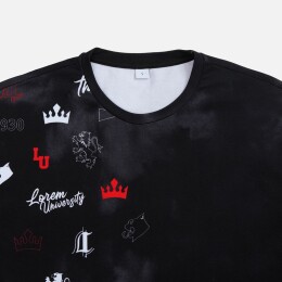 Разное Футболка оверсайз Originelli Terry с полной запечаткой на заказ