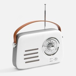 Molti Bluetooth-колонка с радио Retronica, белая