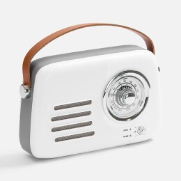 Molti Bluetooth-колонка с радио Retronica, белая