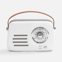 Molti Bluetooth-колонка с радио Retronica, белая