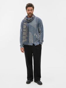 Разное Шарф Denim XXL на заказ, полушерсть