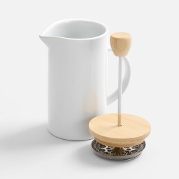 Molti Френч-пресс Ceramero, белый