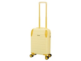 Torber Чемодан TORBER В Отпуск, желтый, ABS-пластик, 36 х 22 х 55 см, 31 л, 2,4 кг