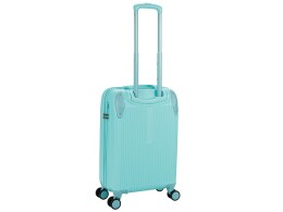 Torber Чемодан TORBER В Отпуск, бирюзовый, ABS-пластик, 41 х 25 х 61 см, 48 л, 2,7 кг