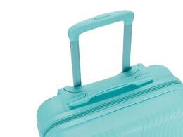 Torber Чемодан TORBER В Отпуск, бирюзовый, ABS-пластик, 41 х 25 х 61 см, 48 л, 2,7 кг