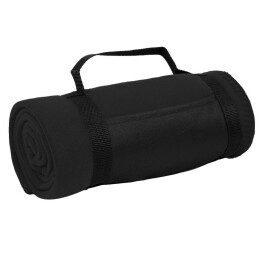 Happy gifts Плед Плед COLOR черный; 130х150 см; флис 200 гр/м2