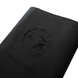 Happy gifts Плед Плед COLOR черный; 130х150 см; флис 200 гр/м2