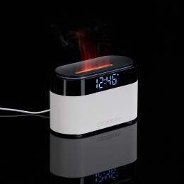 Molti Увлажнитель-ароматизатор с часами и подсветкой ClockWave, белый