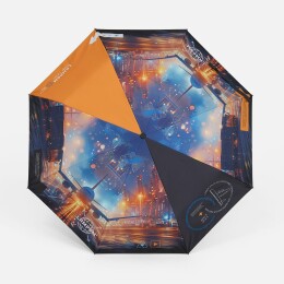 Разное Зонт складной Monsoon с полной запечаткой купола снаружи на заказ