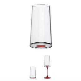 Разное Хрустальный бокал для игристого вина на магните Trebonn SplitGlass, 2 шт, 320 мл